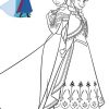Coloriage Anna Et Elsa En Superbe Robes Reine De Neiges für Coloriage Dessin Gon Et Kirua