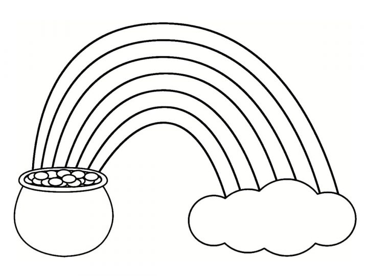 Coloriage Arc-En-Ciel : 20 Dessins À Imprimer Gratuitement verwandt mit Coloriage Dessin Arc En Ciel