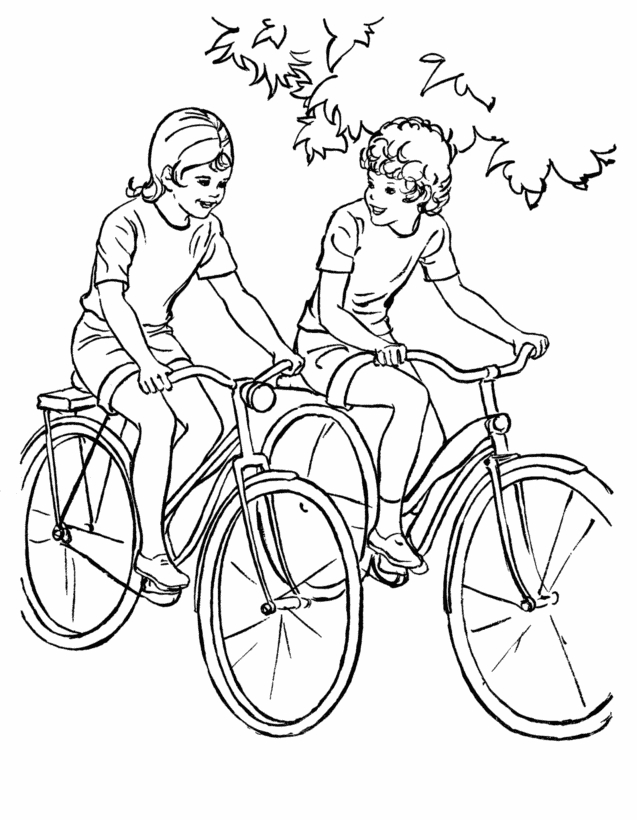 Coloriage Bicyclette / Vélo #137049 (Transport) - Album De mit Coloriage Dessin Velo