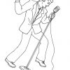Coloriage Chanteur 1 - Coloriage Chanteurs - Coloriages in I Coloriage