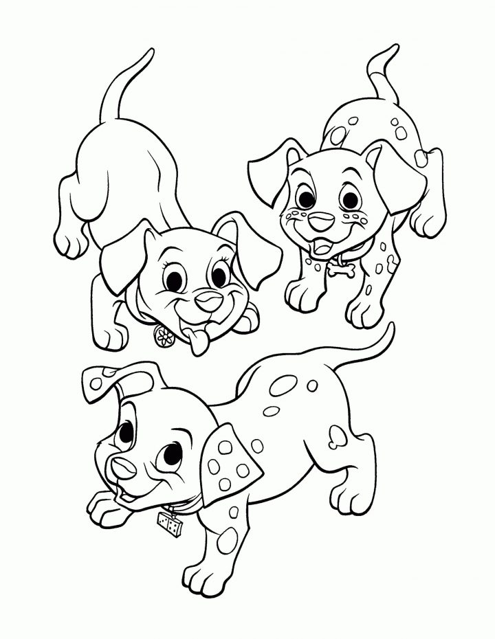 Coloriage De Chien Trop Mignon A Imprimer | Coloriage Kids in Coloriage Dessin Mignon