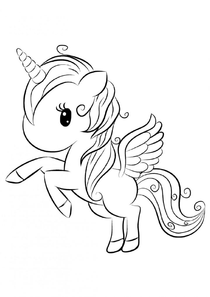 Coloriage De Licorne À Imprimer Gratuitement | Moncoloriage.fr für Coloriage Licorne Dessin A Imprimer