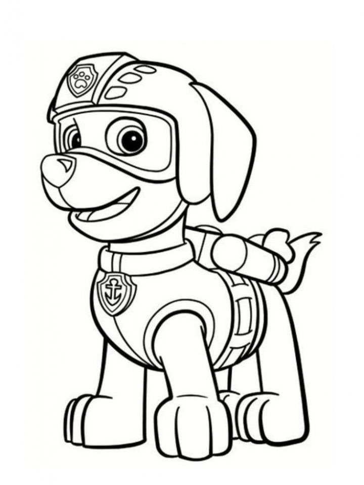 Coloriage De Pat Patrouille À Imprimer | Colorear Patrulla mit Coloriage Dessin Animé Pat Patrouille