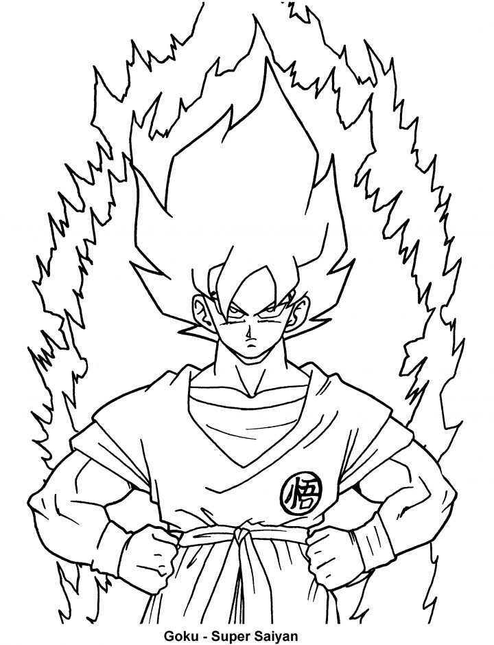 Coloriage Dragon Ball Z #38476 (Dessins Animés) - Album De für Dessin Coloriage Dragon Ball Z A Imprimer