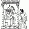 Coloriage Egypte Tutankhamon Sur Hugolescargot bestimmt für Coloriage Dessin Egyptien