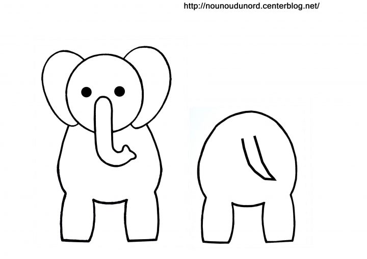 Coloriage Éléphant Pour Rouleau De Papier Wc bestimmt für Dessin Coloriage Rouleau