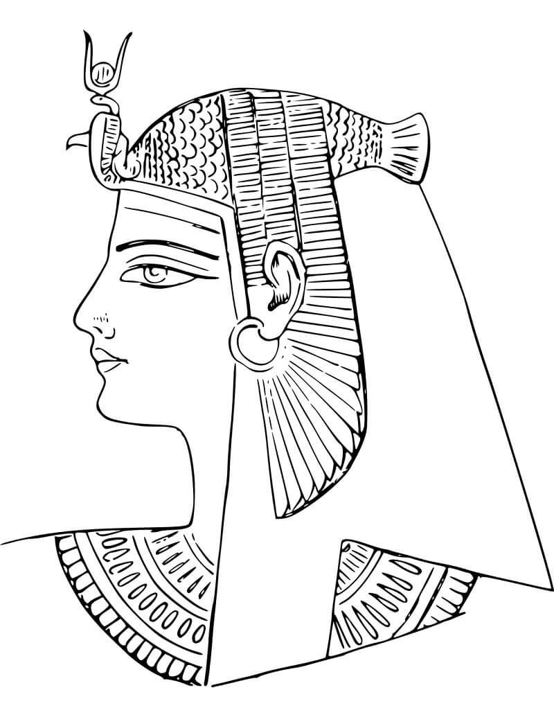 Coloriage Femme Égyptienne En Habits Traditionnels Dessin verwandt mit Coloriage Dessin Egypte