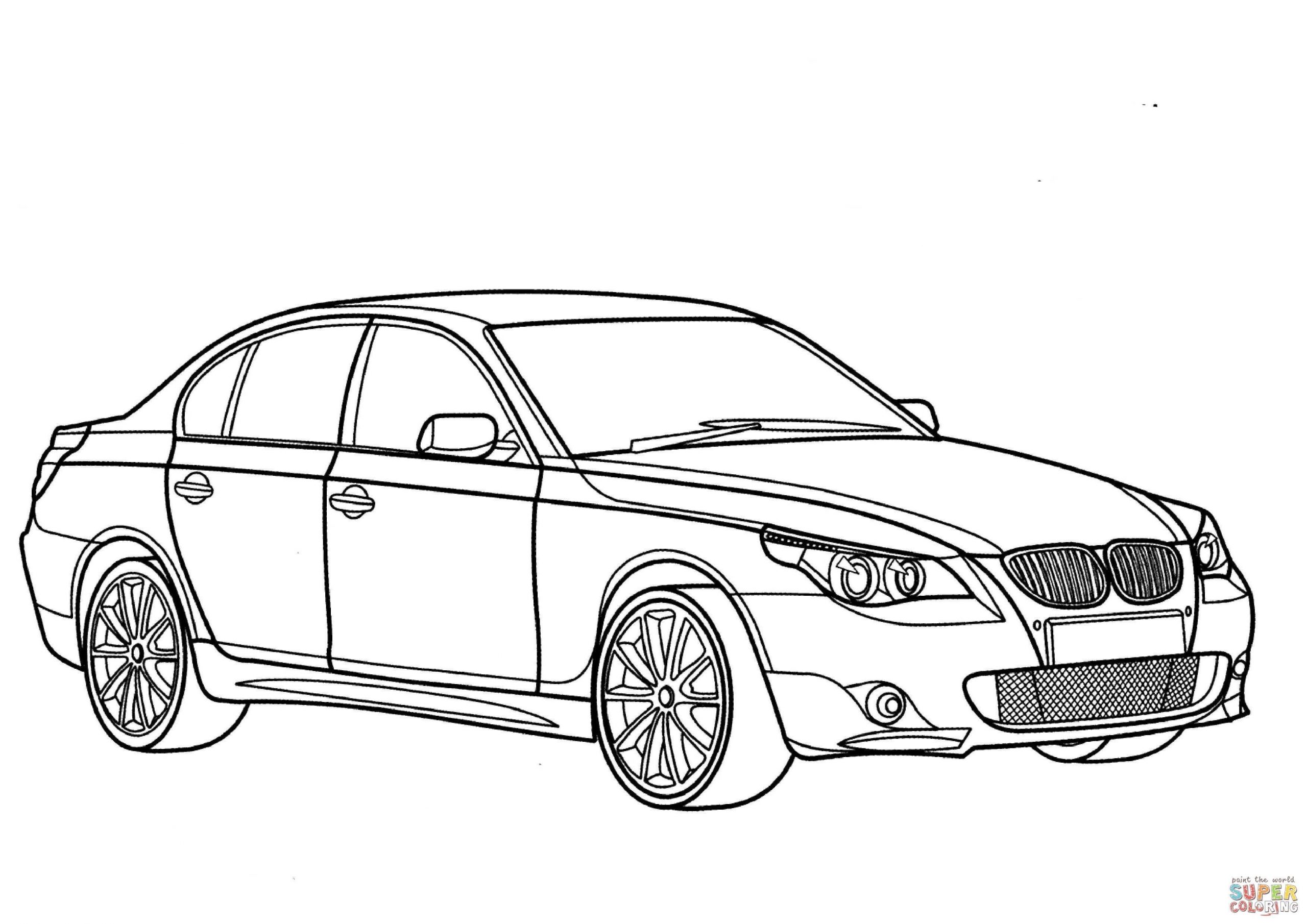 Coloriage Imprimer Voiture Bmw - Coloriage Imprimer für Coloriage Dessin Accident De Voiture