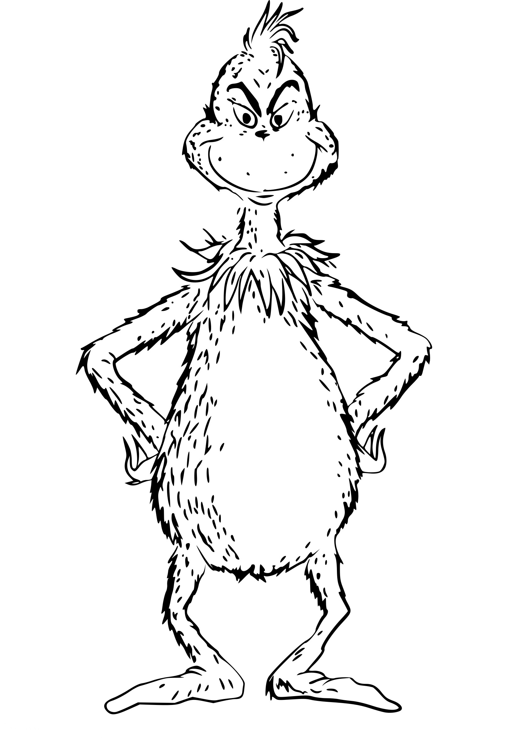 Coloriage Le Grinch Gratuit À Imprimer bei Coloriage Dessin Animé À Imprimer Gratuit