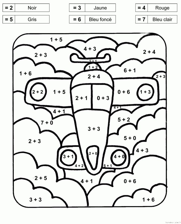 Coloriage Magique Cp Calcul - Primanyc bestimmt für Coloriage Dessin Magique