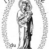 Coloriage Notre-Dame Du Sacre Coeur - Issoudun - Et über Coloriage Dessin Vierge Marie