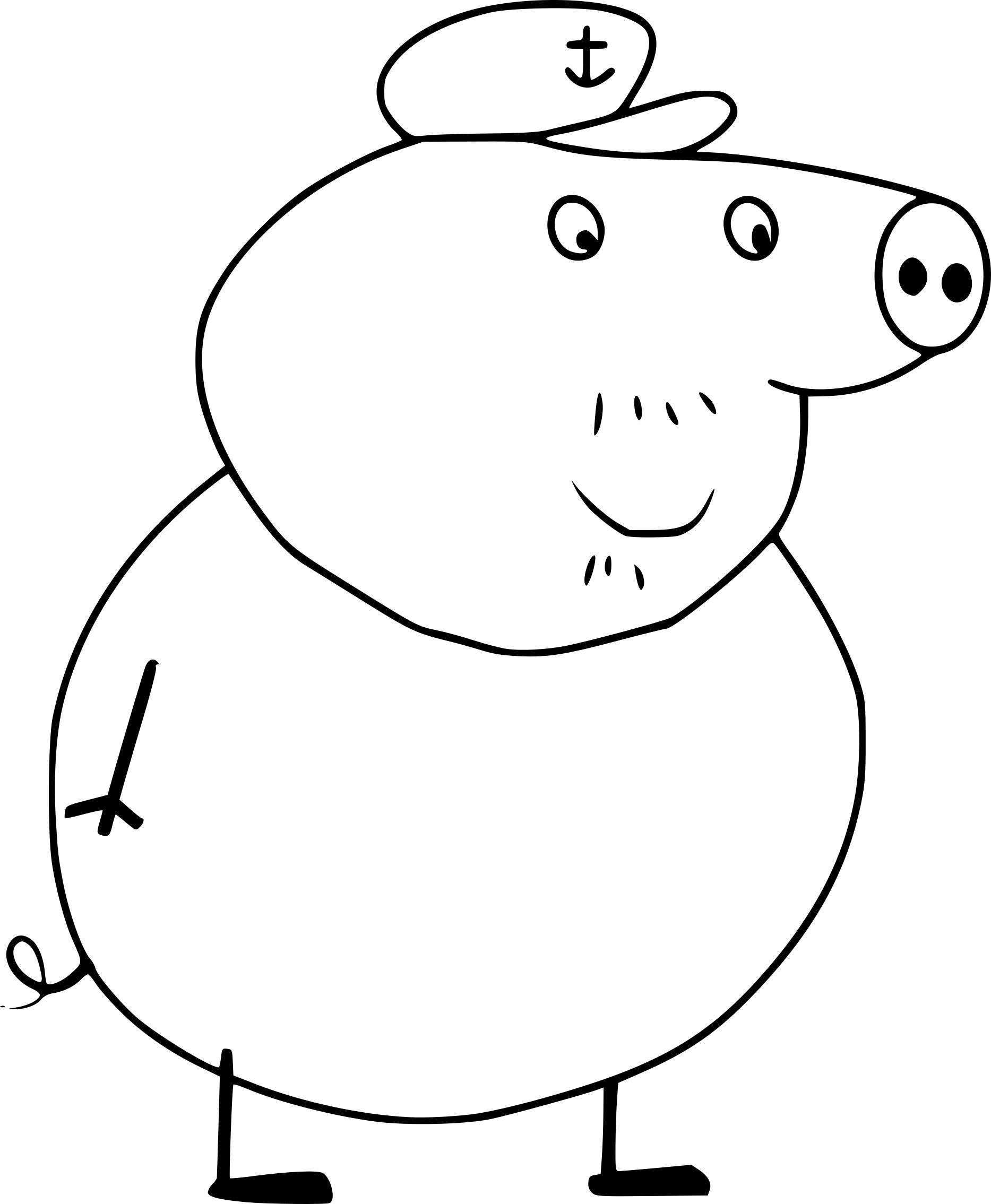 Coloriage Papy Cochon Dans Peppa Pig À Imprimer mit Peppa Pig Coloriage Enfant Malette Dessin Enfant