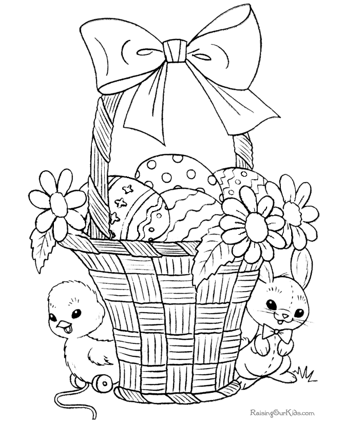 Coloriage Pâques #54432 (Fêtes Et Occasions Spéciales innen Coloriage Dessin De Paques