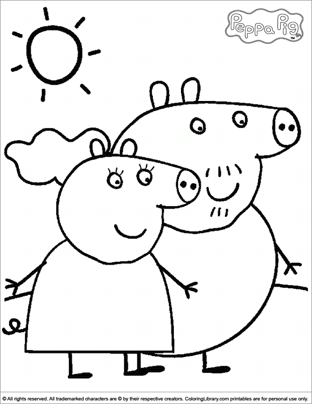 Coloriage Peppa Pig À Imprimer Pour Les Enfants - Cp20458 innen Peppa Pig Coloriage Enfant Malette Dessin Enfant