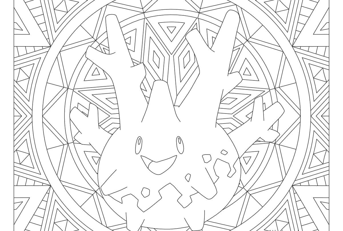 Coloriage Pokemon Mandala / Dessin À Imprimer: Dessin A bei Coloriage De Précision