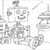 Coloriage Robot Jouet - Coloriages Gratuits À Imprimer in Coloriage Dessin Robot