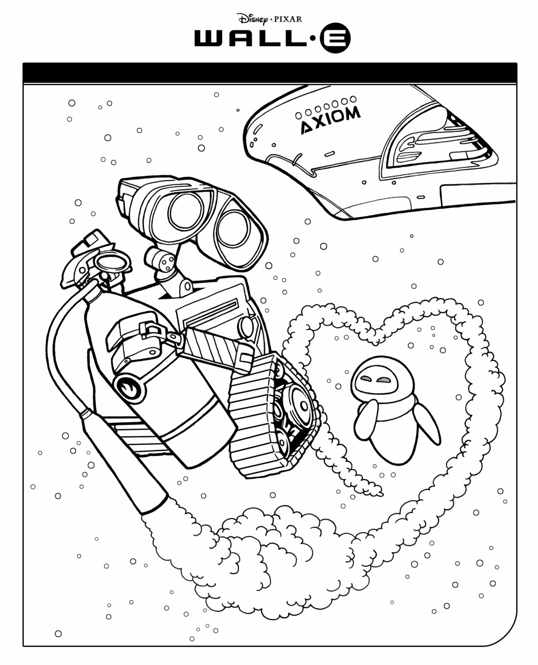 Coloriage Wall E En Ligne verwandt mit E Coloriage