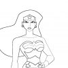 Coloriage Wonder Woman #74555 (Super-Héros) - Album De ganzes Wonder Woman Dessin A Colorier