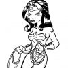 Coloriage Wonder Woman #74677 (Super-Héros) - Album De innen Wonder Woman Dessin A Colorier