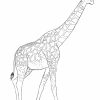Coloriages À Imprimer : Girafe, Numéro : 7A22E115 ganzes Coloriage Dessin Girafe