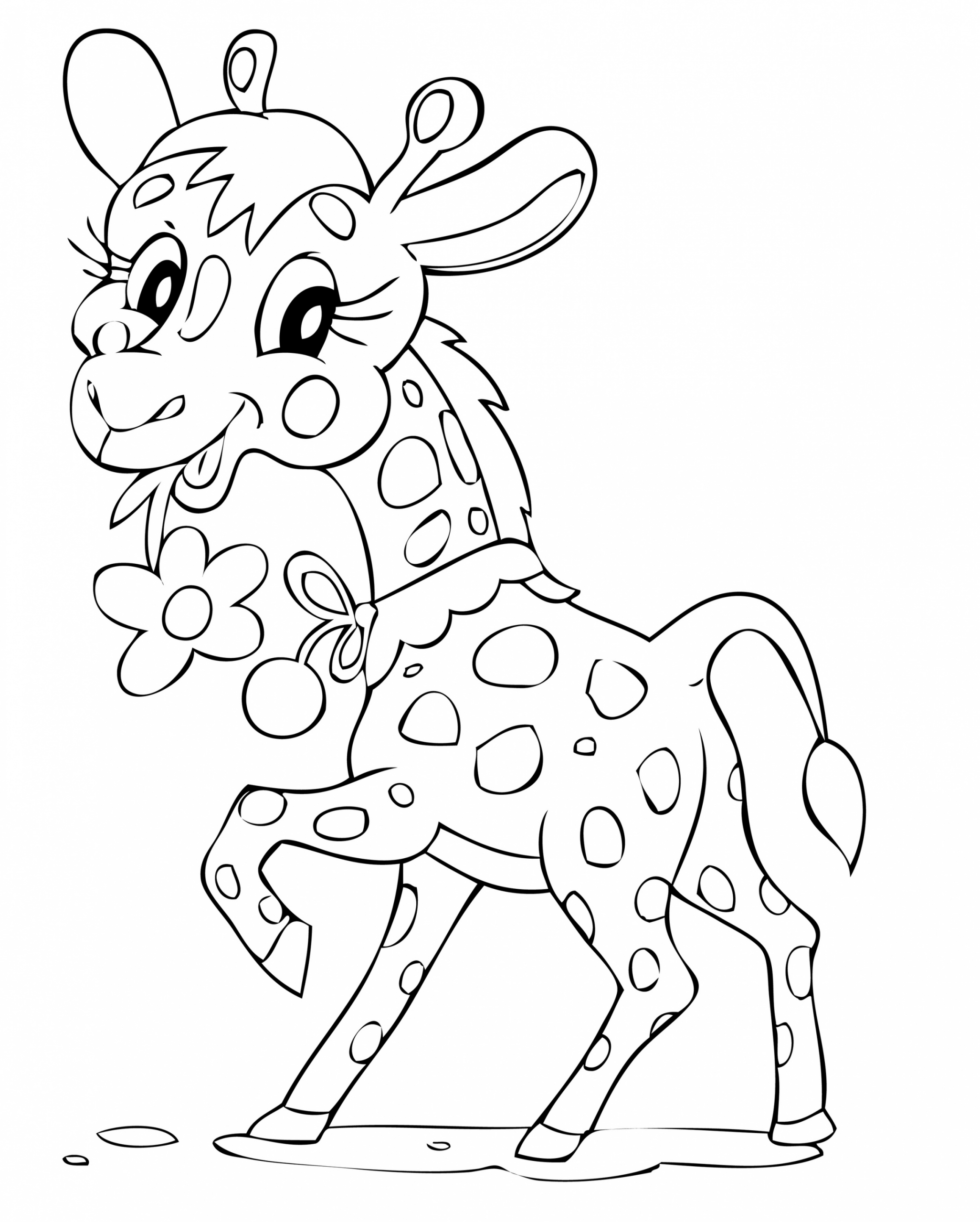 Coloriages À Imprimer : Girafe, Numéro : Fca21A8C verwandt mit Coloriage Dessin Girafe