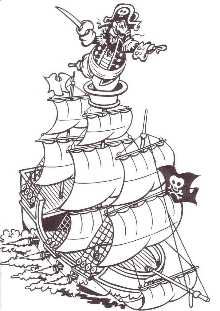 Coloriages À Imprimer Pirates 11 in Coloriage Dessin Pirate