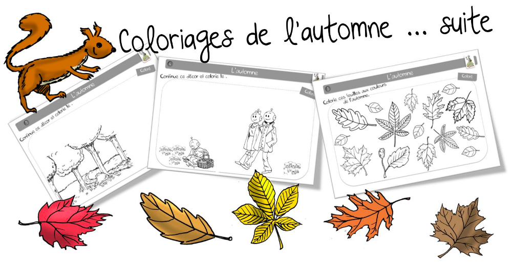 Coloriages Bdg Sur L'Automne | Bout De Gomme | Coloriage bestimmt für Coloriage Dessin Gomme