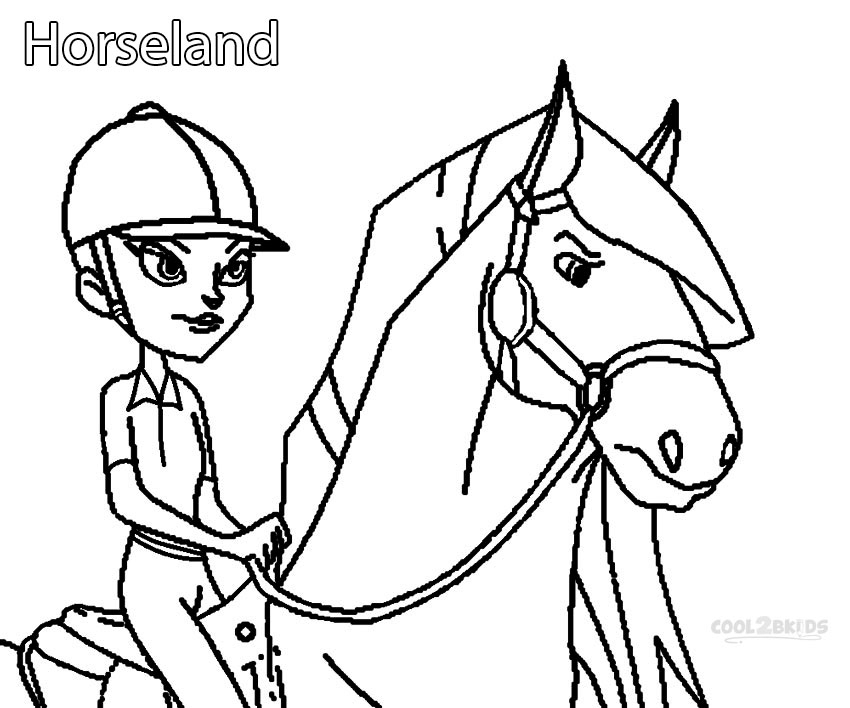 Coloriages - Horseland - Coloriages Gratuits À Imprimer für Coloriage Horseland