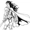 Coloriages Wonder Woman. Imprimer Super-Héros Gratuitement ganzes Wonder Woman Dessin A Colorier
