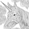 Coloring Pages | Unicorn Coloring Pages, Horse Coloring bei Coloriage Unicorn Dessin