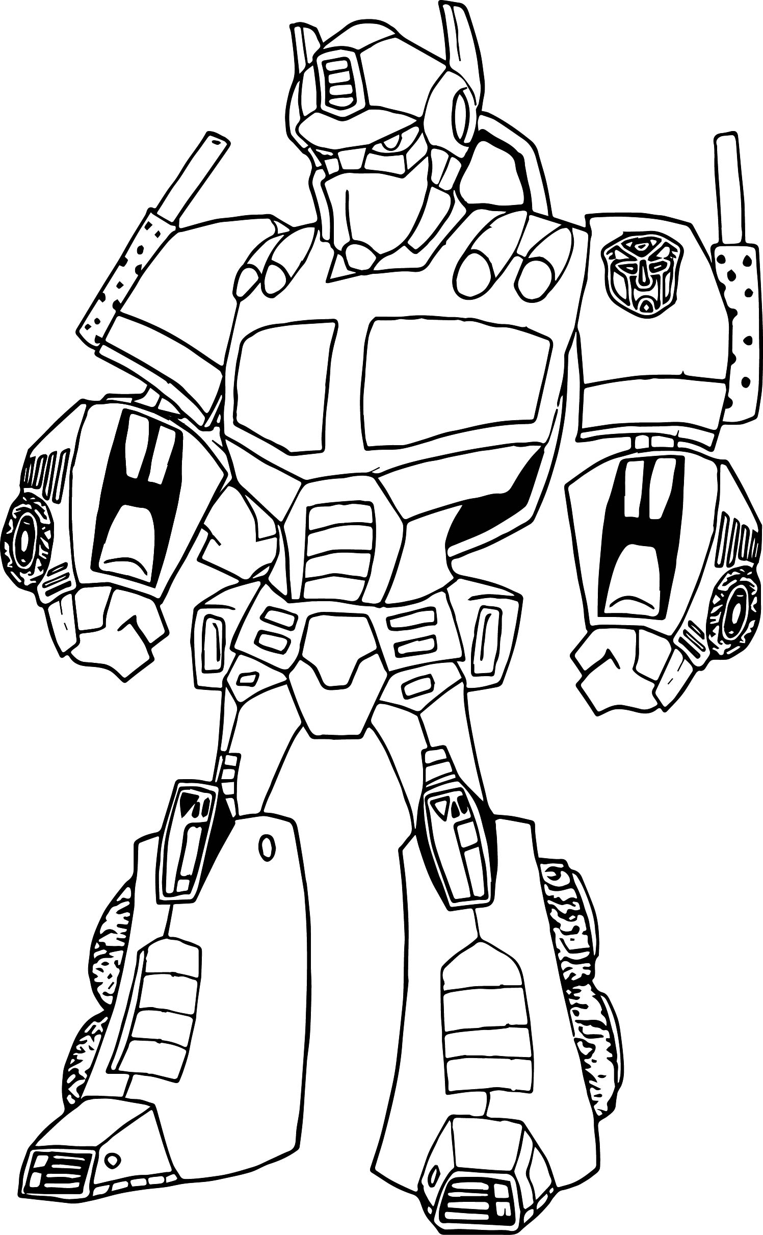 Cool Robot Coloring Pages At Getcolorings | Free ganzes Coloriage Dessin Robot