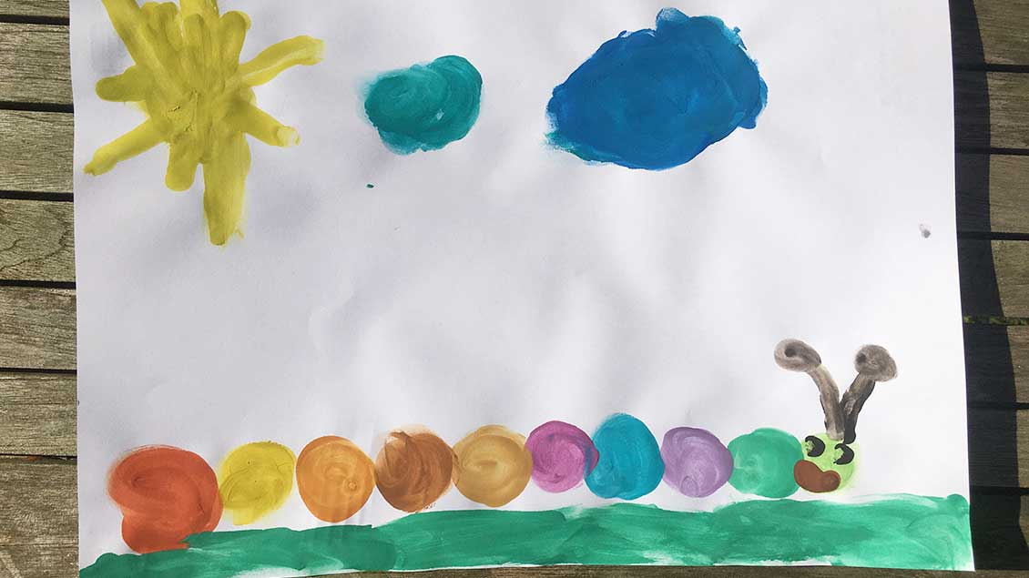 Corona-Krise: Kinder In Warendorf Malen 160 Bilder Für ganzes Corona Kinder Bilder
