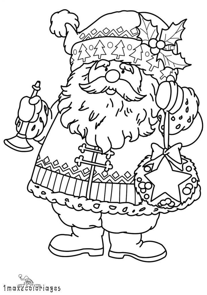 Cousin Coloriage Noel Pere Noel | Meilleur Coloriage Pour verwandt mit Coloriage Dessin Pere Noel