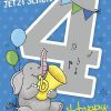 Depesche Geburtstagskarte 4.Geburtstag Mit Musik mit Happy Birthday Bilder Kinder 2 Jahre
