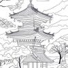 Dernière Temple Dessin Japonais Facile - Random Spirit ganzes Coloriage Dessin Japonais