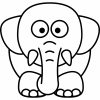 Dessin #1561 - Coloriage Éléphant À Imprimer - Oh-Kids innen Dessin Coloriage Éléphant