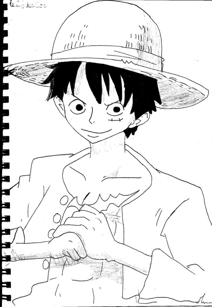 Dessin Luffy Animeland - Photo De Mes Dessins - Mon Monde innen Coloriage Dessin Luffy