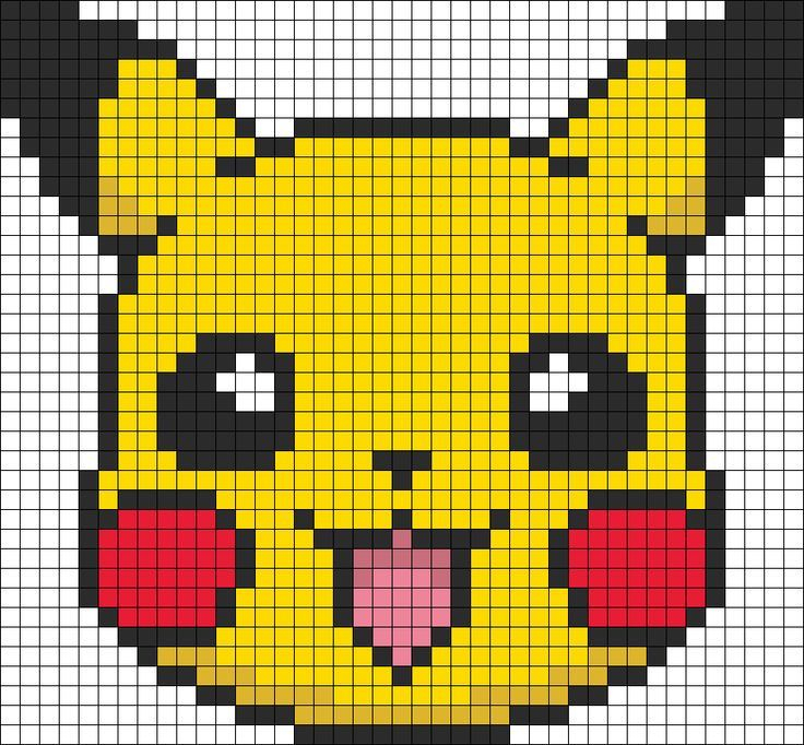 Dessin Pixel Pikachu - Les Dessins Et Coloriage innen Coloriage Dessin Pixel