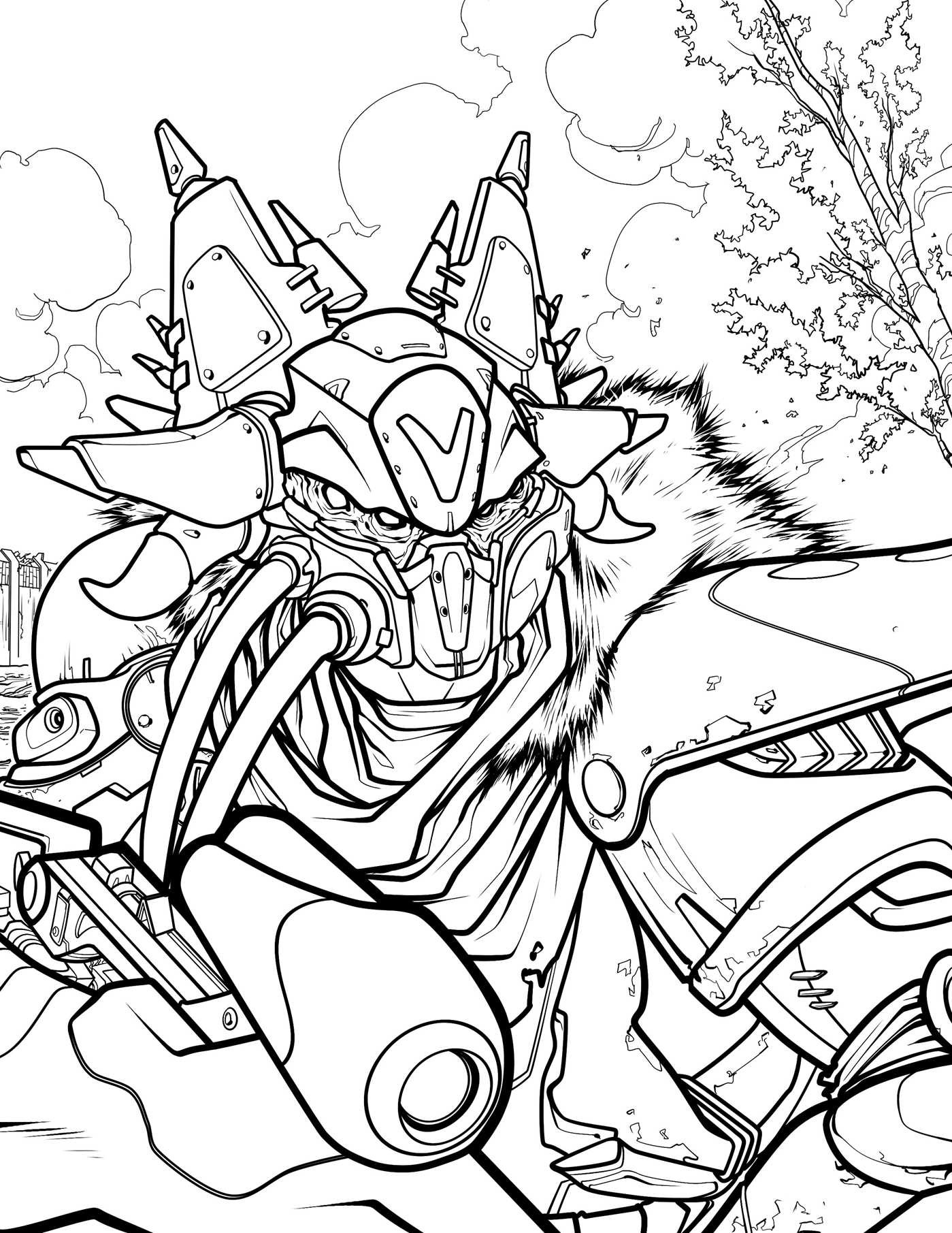 Destiny: The Official Coloring Book | Book By Bungie, Ze bei Coloriage K Way