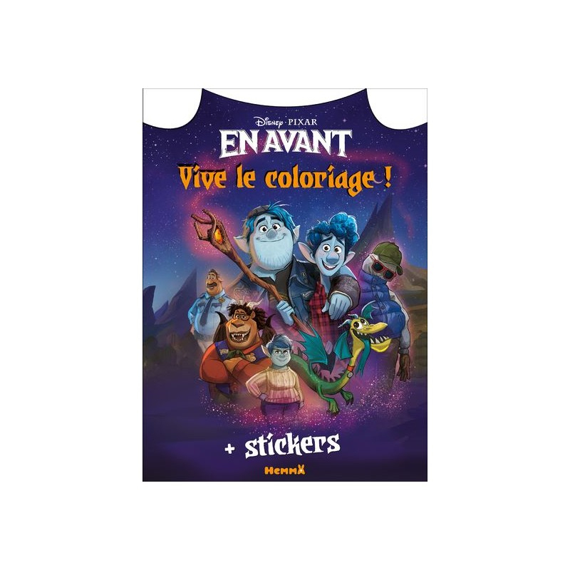 Disney En Avant - Vive Le Coloriage ! + Stickers für Coloriage En Avant