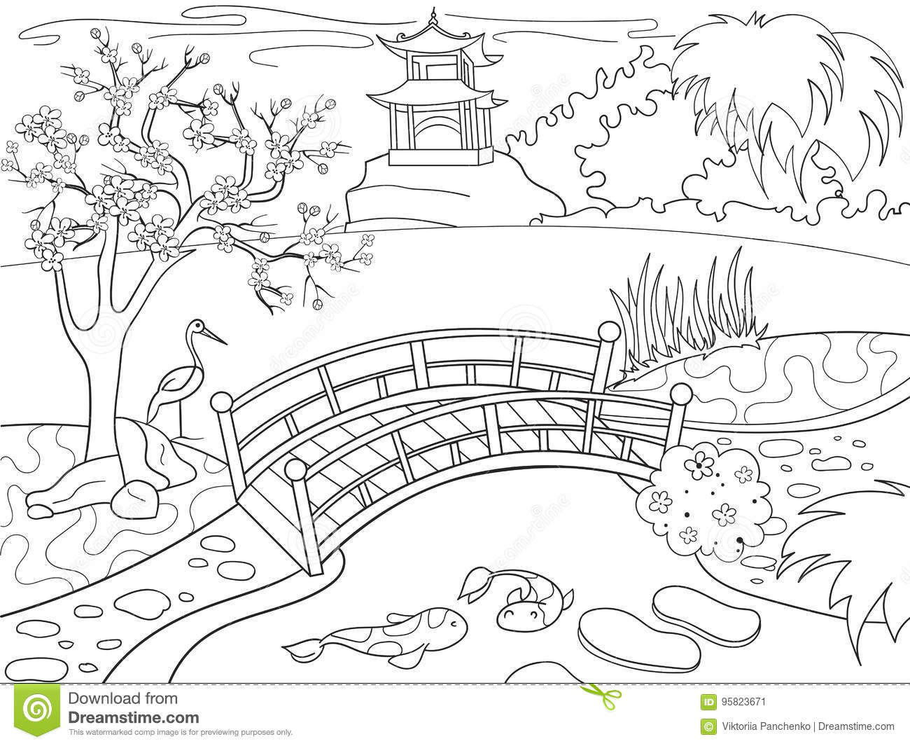 √ Dessin Jardin Japonais | Mon Blog Jardinage über Coloriage Dessin Japonais