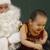 Fotos: Weinende Kinder Auf Dem Schoß Vom Weihnachtsmann bestimmt für Weinende Kinder Bilder