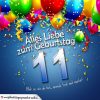 Geburtstagskarte Mit Bunten Ballons Konfetti Und für Happy Birthday Bilder Kinder 9 Jahre