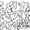 Graffiti Lettering, Graffiti Text, Graffiti Lettering Fonts für F Dessin