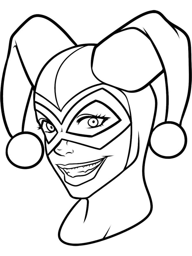 Harley Quinn Coloring Pages - Best Coloring Pages For Kids ganzes Coloriage Dessin Harley Quinn
