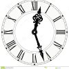 Horloge De Chiffre Romain Illustration Stock. Illustration für Coloriage Dessin Horloge