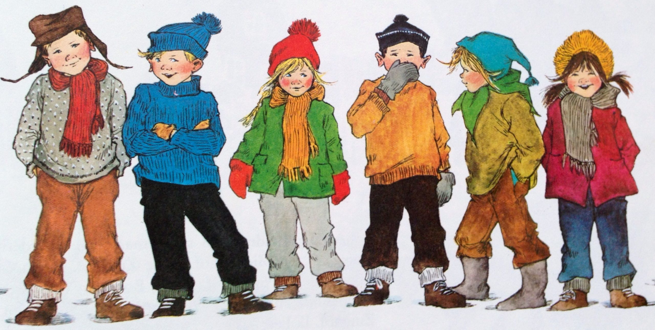 Illustratie Van Ilon Wikland Uit Het Boek 'Winter In in Kinder Von Alkoholikern Bilder