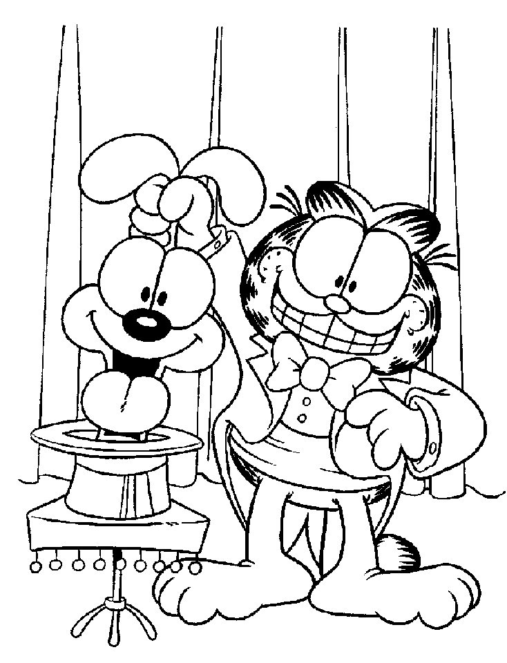 Imagens Do Garfield Para Imprimir E Pintar - Educação Online über E À Colorier