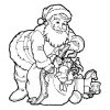 Joujoux Du Père Noël - Coloriage Père Noël - Coloriages ganzes Coloriage Dessin Pere Noel