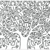 Keith Haring 6 - Pop Art - Coloriages Difficiles Pour Adultes in Coloriage Dessin Art